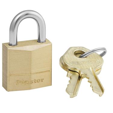 Imagem de Cadeado Master Lock 120D em latão com chave diferente