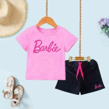 Imagem de Conjunto infantil barbie - Cabide modas , Rosa bebê, 8