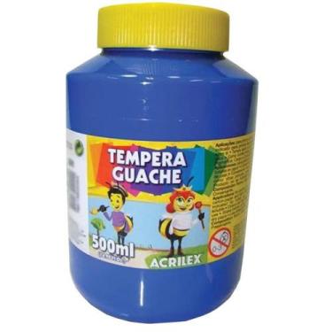 Imagem de Tinta guache 500 ml azul Acrilex