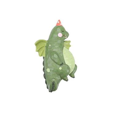 Imagem de Cabide de desenho animado infantil suporte de roupas decoração estereoscópica prateleira de armazenamento de árvore (cor: flamingo) (dinossauro)