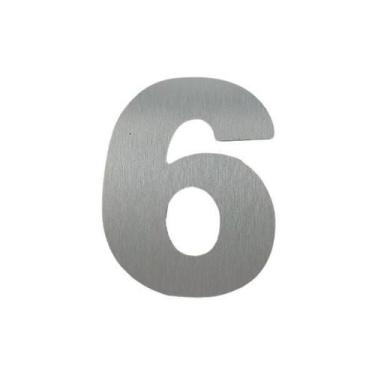 Imagem de Número Residencial ACM Escovado - Rennova, 6