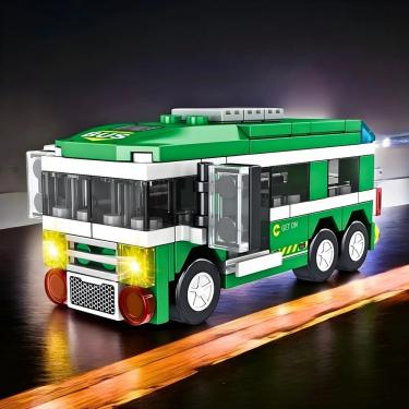 Imagem de Brinquedo Blocos De Construção ônibus