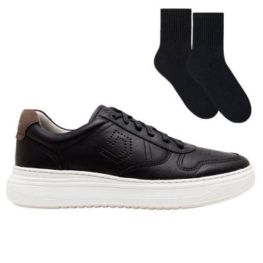 Imagem de Kit Sapatênis Democrata Joe Ultra Light Masculino + Par de Meia