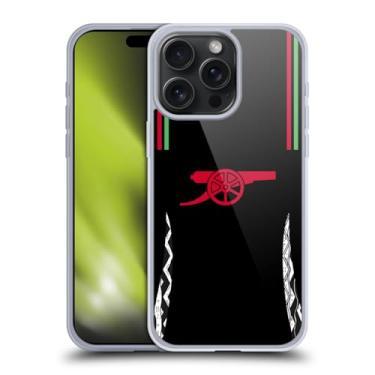 Imagem de Head Case Designs Capa de gel macio oficialmente licenciada Arsenal FC Away 2024/25 compatível com Apple iPhone 15 Pro Max