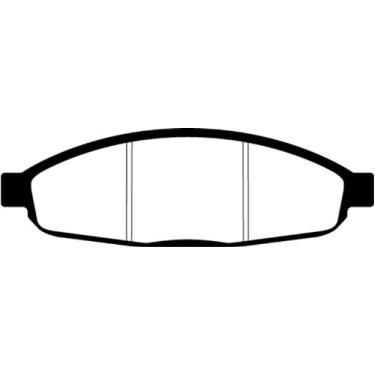 Imagem de EBC Brakes DP21688 Greenstuff Série 2000 Pastilha de freio esportiva