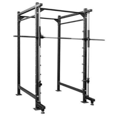 Imagem de Gaiola Power Rack com Barra Guiada Smith Ponteira Olímpica - Line Fitn