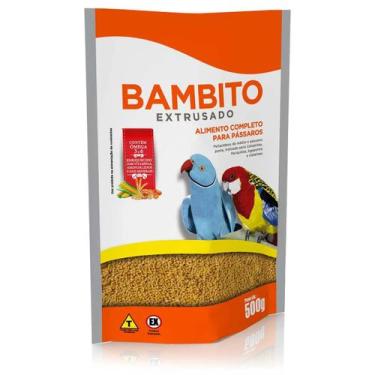 Imagem de Ração Bambito Extrusado 500g Biotron Alimento Para Psitacídeos