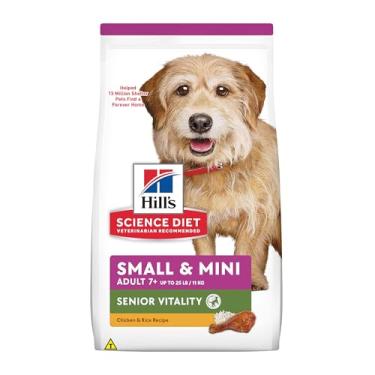 Imagem de Ração Hill's Science Diet Vitalidade Sênior Pequenos e Mini para Cães Idosos Sabor Frango - 1.5kg
