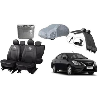 Imagem de Capa de couro +Capa de cobrir + Limpador de para - brisa -Nissan versa 11-19