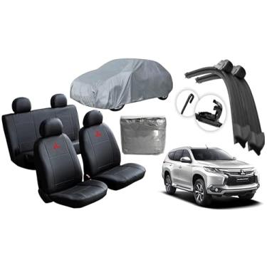 Imagem de Capa de couro +Capa de cobrir + Limpador de para - brisa -Mitsubishi pajero sport 14-18