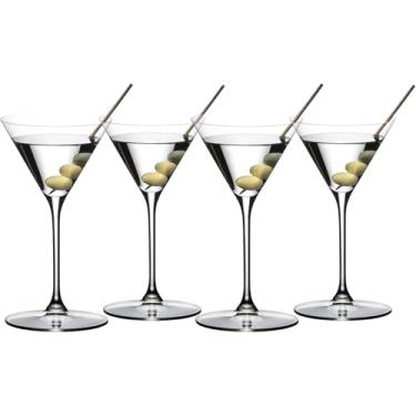 Imagem de Riedel Grape Martini/Cocktail - Copo de coquetel - Pacote com 4 - Salvar lava-louças, vidro de cristal - 5424/77 EUA