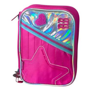 Imagem de Estojo Rebecca Bonbon Holografico Rb Box Grande Quadrado ref: 27019 - 