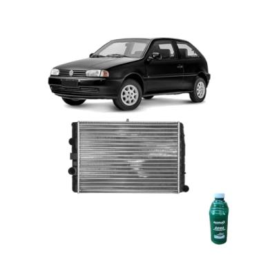 Imagem de Kit Radiador VW Gol 97 1.0 8V 16V G3 G4 Com Água Desmineralizada 1L