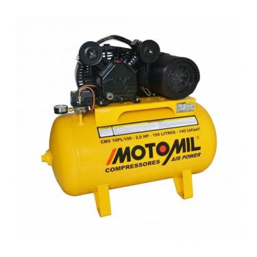 Imagem de Compressor Ar Motomil CMV-10PL/100 140LBS 100LT 220/380V