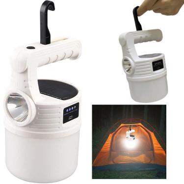 Imagem de Luminaria Solar Lanterna Dupla Fonte De Luz Led 2 1 Camping