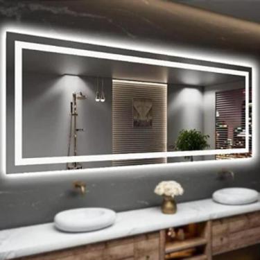 Imagem de Espelho Decorativo com LED Duplo e Touch Screen - EspelhosPRIME
