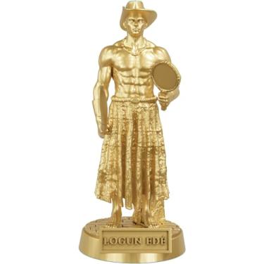 Imagem de Estátua Logun Edé Imagem Umbanda Candomblé Orixá (Cor Ouro)