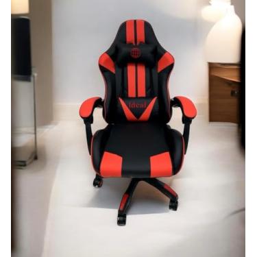 Imagem de Cadeira Gamer Ergonômica para Escritório Ajustes Personalizados, Design Moderno e Suporte Prolongado para Trabalho e Jogos