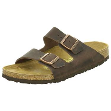 Imagem de Birkenstock Sandálias femininas abertas nas costas, Marrom, marrom escuro, 3.5
