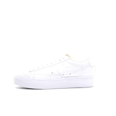Imagem de Nike Blazer Low Platform DJ0292-100 Womens Casual Shoes (White/White-Black)