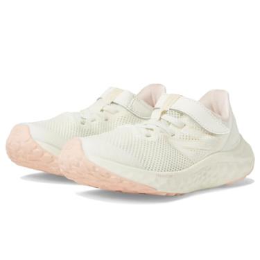 Imagem de New Balance Tênis de corrida infantil Arishi V4 Fresh Foam com gancho e laço, Sal marinho/quartzo rosa, 3 Little Kid