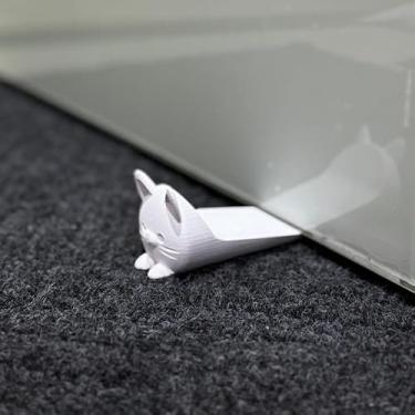 Imagem de Fechadura antirroubo para hotéis – construção em aço inoxidável, fechadura de segurança sem perfuração, ideal para viagens e acomodações compartilhadas. (Branco)