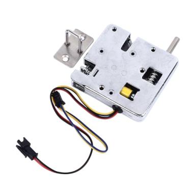 Imagem de Cryfokt Trava de Parafuso Elétrico, Resposta Rápida, Auto-ejeção, Fechadura para Máquinas de Venda Automática, Resistência Ao Choque Aprimorada, material: Aço Carbono, tamanho: 2,75" (24V com