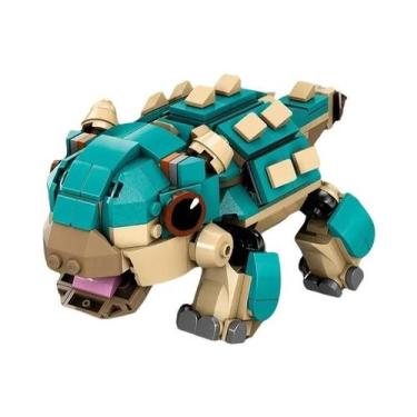 Imagem de Modelo De Blocos De Montar De Missão Aérea Com Espinossauro E Quetzalc