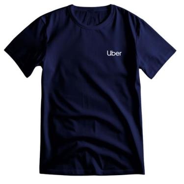 Imagem de Camiseta Uniforme Uber Unissex E Babylook, Azul marinho, P