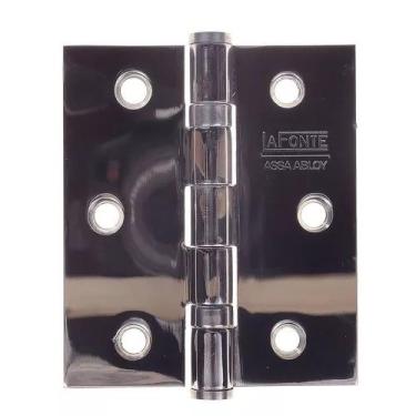 Imagem de Dobradiça La fonte Aço Inox Polido 395 3,5X3 com Rolamento -Unidade - 