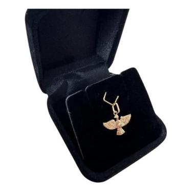 Imagem de Pingente Divino Espírito Santo Em Ouro 18k Sagrado Pequeno - Aea Joias
