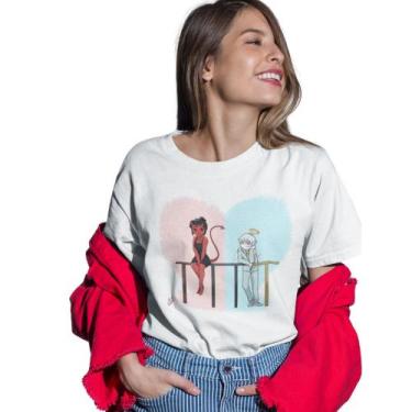 Imagem de Camiseta Feminina - Estampada  Romance do céu - Insider Games Store, G