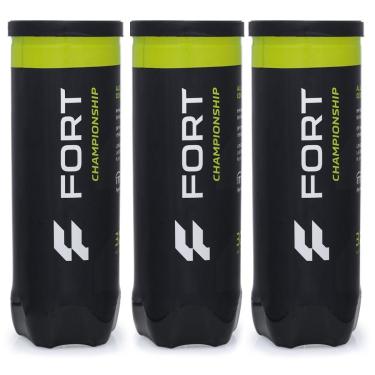 Imagem de Bola de Tênis Fort Championship Pack com 03 Tubos-Unissex
