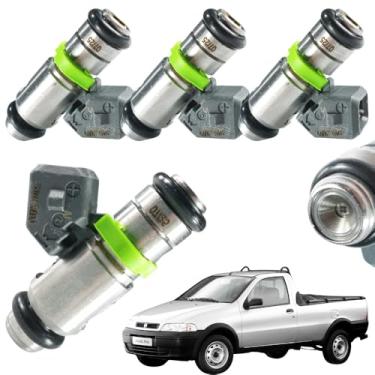 Imagem de 4 Bicos Injetores Strada 1.8 8V Flex 2004 2005 2006 2007 2008 2009 2010 2011 2012 2013 2014 2015 2016 2017 Em Diante - 50103002, IWP168