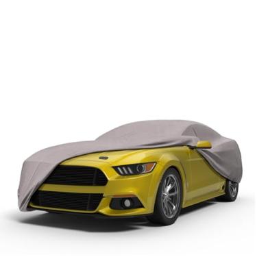 Imagem de Seal Skin Covers Capa de carro à prova d'água para Sedan, PEVA multicamadas com proteção UV, neve e chuva, alças à prova de vento com sistema de bloqueio, ajuste universal (472.4 cm-502.9 cm C)