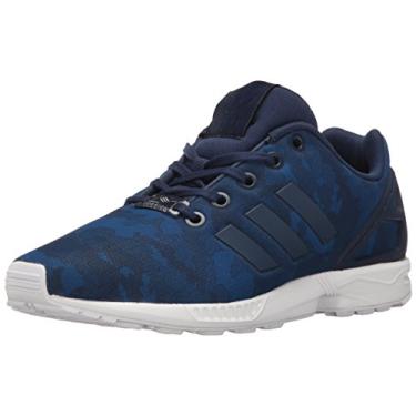 Imagem de Adidas Originals Tênis de corrida feminino Zx Flux J, Branco/Branco., 4.5 Big Kid