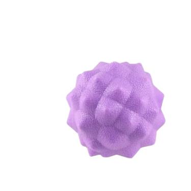 Imagem de Bolas de 6,5 cm Bola de massagem pontiaguda durável ponto de gatilho esporte fitness mão pé alívio da dor bola plantar, bola de massagem (roxo, 2 peças)