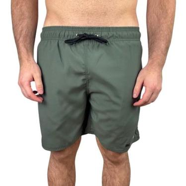 Imagem de Bermuda Shorts Surftrip Clean Masculino Verde Militar, G, Verde milita