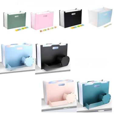 Imagem de Pasta Sanfonada A4 - Opções de 13 ou 24 Divisórias, Organizador de Folhas e Documentos, Resistente para Escritório e Casa, Arquivamento Prático (13 DIVISÓRIAS,ALEATÓRIO)