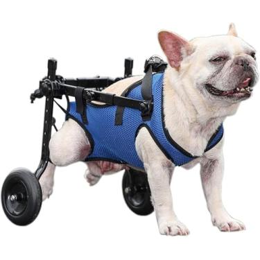 Imagem de Cadeira de rodas premium para cães com pernas traseiras - Auxiliar de mobilidade para animais de estimação com deficiência, suporte ajustável para pernas de cachorro e suporte de quadril para cães