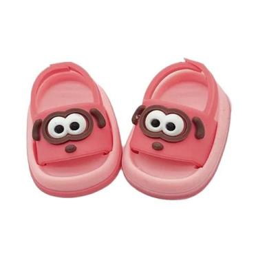 Imagem de Sandálias De Pelúcia Fofas Com Pingente Labubu, Presente De Aniversári