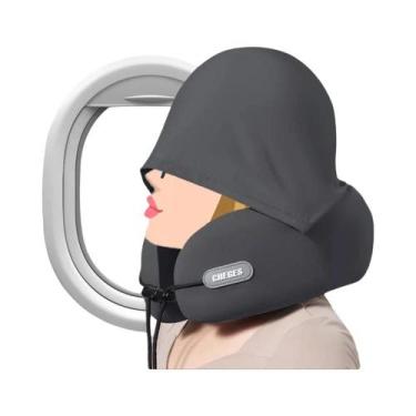 Imagem de Almofada De Pescoço Em Espuma De Memória Em Formato De U, Portátil E D