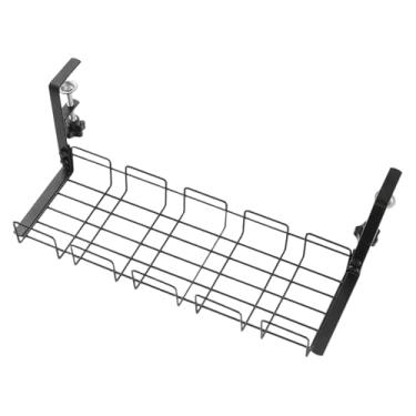 Imagem de Gerenciamento de cabos sob a mesa, organizador de cabos – Organização de fios sob a mesa para salas de conferências, estúdio, mesa de jantar, escritório em casa, carregadores, tomadas