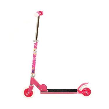 Imagem de Patinete Princesa 2 Rodas Infantil De Menina Rosa