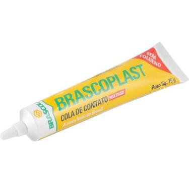 Imagem de Cola Contato Standard sem Tolueno 75G, Brascoplast 406884, Branco