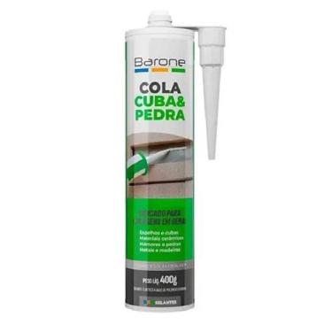 Imagem de Adesivo Selante Cola Cuba e Pedra Cinza 400G Barone 25992
