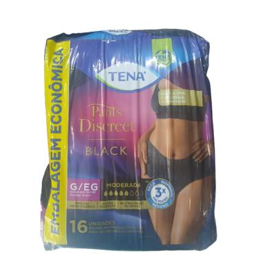 Imagem de Fralda Geriatrica Tena Pants Discreet Black G/Eg 