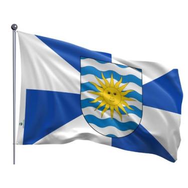 Imagem de Bandeira do Município de Balneário Camboriú Uma Face Estampada Tamanho