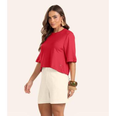 Imagem de Bermuda Linho Strong Feminina Endless Bege, M, Bege