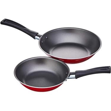 Imagem de Conjunto Frigideiras 2 Peças 16+20cm Garlic Vermelho Brinox